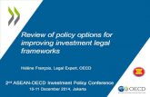 Hélène François, OECD, 2014 ASEAN-OECD Investment Policy Conference