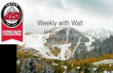 Weekly with Walt - 12/03/14