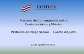 Proceso de convergencia entre Centroamérica y México