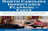 North Carolina Inheritance Planning