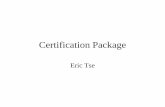 Eric Tse Certification Presentation 2011