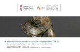 Restauración del legado escultórico "Vicente Perelló La Cruz"