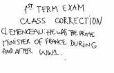 Term test correction 1
