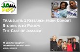 Translating research from cohort studies into policy: The case of Jamaica