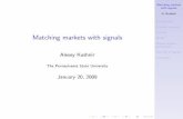 Can costless signaling be harmul for matching markets?