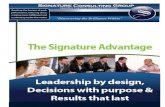 Signature coaching brochure