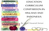 Education Curriculum in finland and indonesia