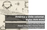 América y Chile colonial