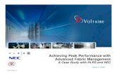 Voltaire - Achieving Peak Performance with Advanced Fabric Management