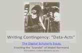 Mabel Normand + Data-Acts: The Digital Scholarly Essay Enacting the "Scandal" of Mabel Normand
