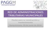 Ponencia: Red de administraciones tributarias municipales.