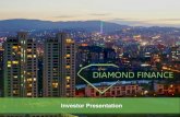 Diamond Finance Investor Presentation July 2013