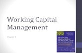 Chapter 5: Working Capital Management