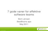 7 vaner for effektive software teams marts 2011