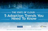 The State of the Cloud: 5 Adoption Trends You Need to Know