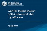 Maksulaekumised 04-2012