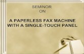 Paperless fax machine
