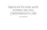 Nigeria and the wider world