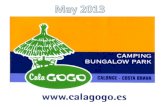 Camping Cala Gogo. May 2013