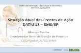 Situação Atual das Frentes de Ação do DATASUS– SMS/SP