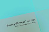 Young Writers' Camp logo presentation