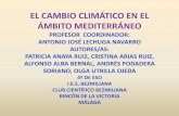 El cambio climático en el ámbito mediterráneo