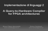 A query-to-hardware compiler for FPGA architectures