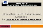 MELJUN CORTES Introduction to C Programming Complete