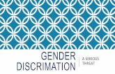 Gender discirmination PPT