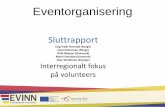 Final report on status eventorganisering