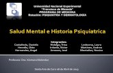 Salud mental e historia psiquiatrica