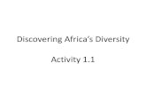 Discovering Africa’S Diversity