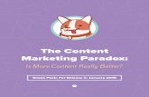 The Content Marketing Paradox