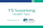 15 Awesome Health Tips