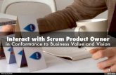 Interact with Scrum Product Owner