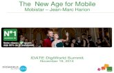 Future Networks : The  New Age for MobileMobistar – Jean-Marc Harion, Mobistar, DigiWorld Summit 2014