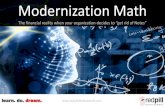Modernization Math