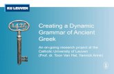 [DCSB] Yannick Anné and Toon Van Hal (U of Leuven), "Creating a Dynamic Grammar of Ancient Greek"