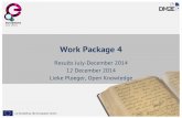 Wp4 results july dec 2014