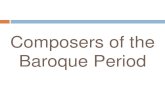 Baroque composer