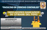 Indicadores bancario citibank peru