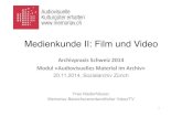 Medienkunde II: Film und Video