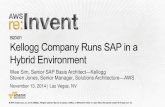 (BIZ401) Kellogg Company Runs SAP in a Hybrid Environment | AWS re:Invent 2014