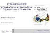 Cyberharassment: molestie on line