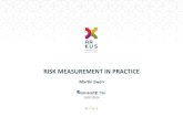Risk Measurement in practice