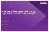 Canada’s Anti-Spam Law (CASL) Apps, Software, and other Computer Programs -  December 2014