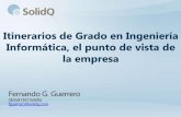 Itinerarios de Grado de Ingenieria Informatica EPS Alicante
