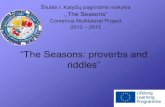 The Seasons: proverbs and riddles