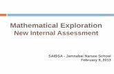 Saibsa   mathematical exploration session - feb 2013