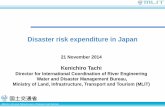 Disaster risk expenditure in Japan by Kenichiro Tachi